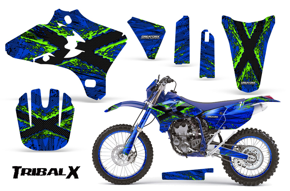 Yamaha YZ250 YZ450 03-05 WR250 WR450 05-06 TribalX Green Blue NP Rims